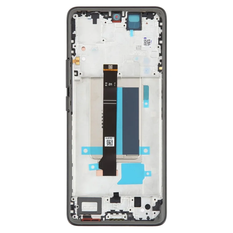 For Xiaomi Redmi Note 13 Pro+ 5G OEM Grade S AMOLED Screen and Digitizer Assembly + Frame (Without Logo) - Black