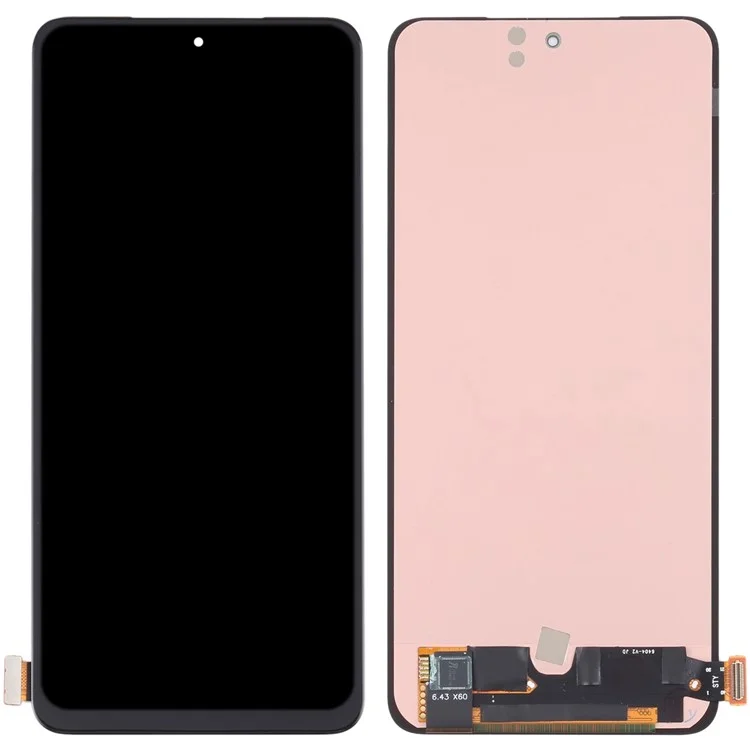 Pour vivo X60t 5G / X60 5G / X70 / X70t Écran LCD et ensemble de numériseur Grade C (Technologie TFT) (Sans logo)