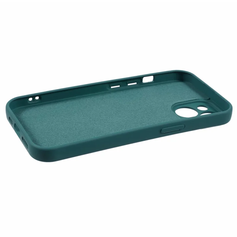 For iPhone 15 Plus Magnetic Case TPU Phone Cover Shock Absorbing - Dark Green