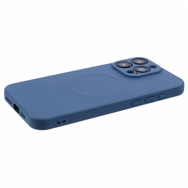 Funda Magnética Compatible con MagSafe para iPhone 15 Pro TPU Phone Cover - Zafiro