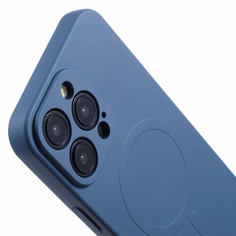 Funda Magnética Compatible con MagSafe para iPhone 15 Pro TPU Phone Cover - Zafiro