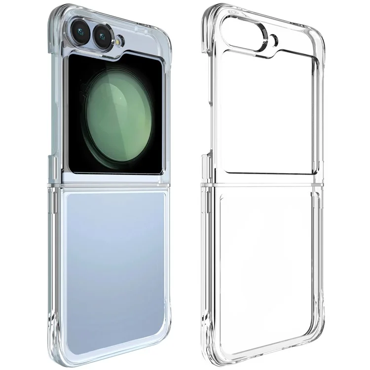 Für Samsung Galaxy Z Flip6 5G Clear Case Anti-Drop PC + TPU Handyhülle