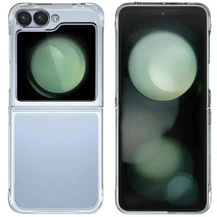 Für Samsung Galaxy Z Flip6 5G Clear Case Anti-Drop PC + TPU Handyhülle