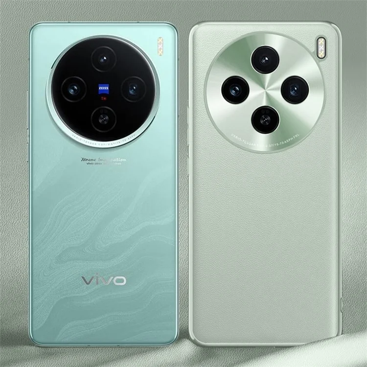 Für vivo X100s 5G Case Drop-Resistant PU Leder+TPU Ultra-Slim Handyhülle - Schwarz