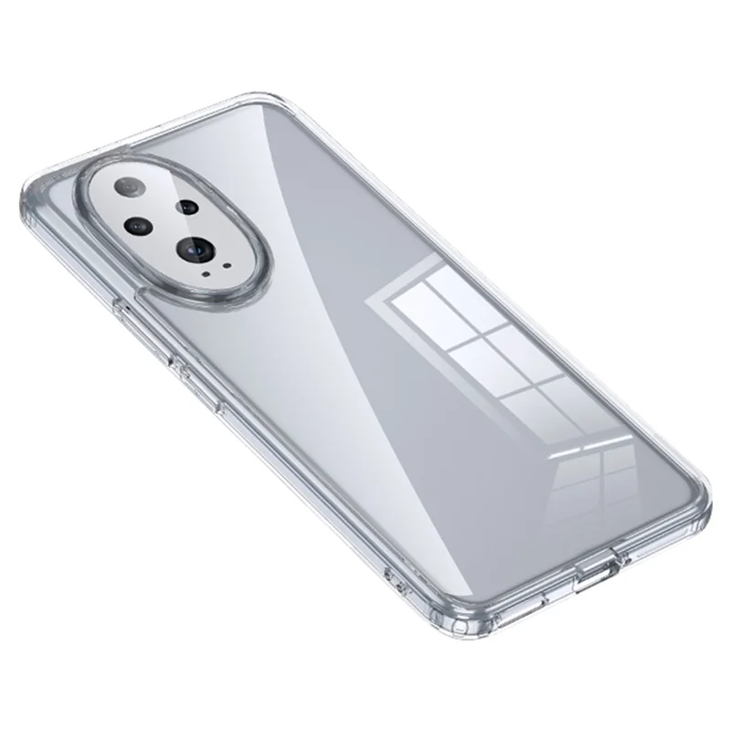 For Honor 200 5G Cell Phone Case TPU + PC Shockproof Back Cover - Transparent