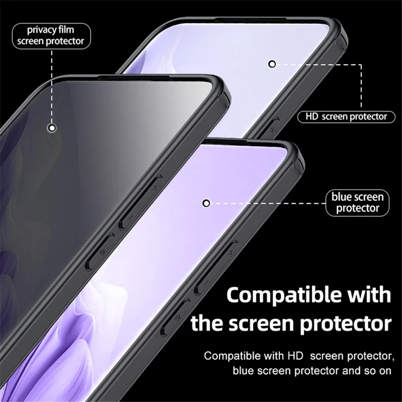 For Honor 200 5G Cell Phone Case TPU + PC Shockproof Back Cover - Transparent