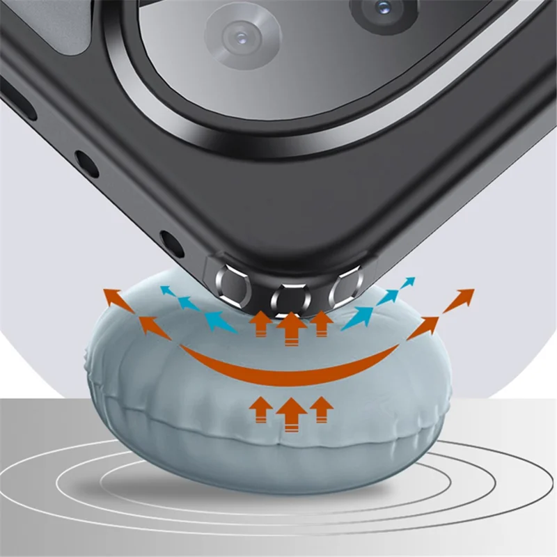 For Honor 200 5G Cell Phone Case TPU + PC Shockproof Back Cover - Transparent