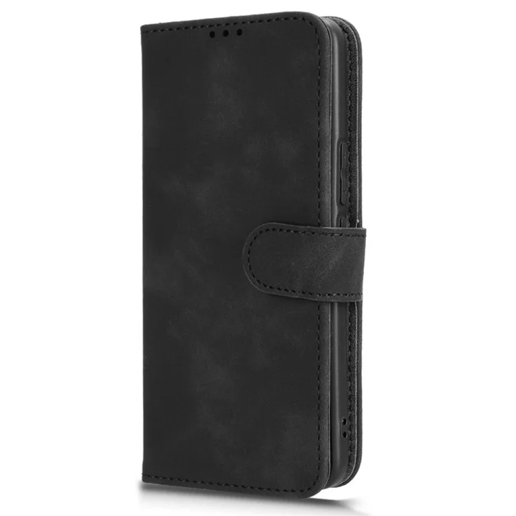 For Honor 200 5G Кошелёк Чехол PU Leather Защитный Чехол Телефона - Чёрный