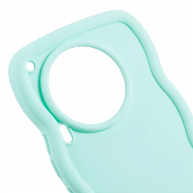 Série XL pour étui TECNO Camon 30 4G / 30 5G Cadre ondulé Housse de téléphone en TPU souple - Vert clair