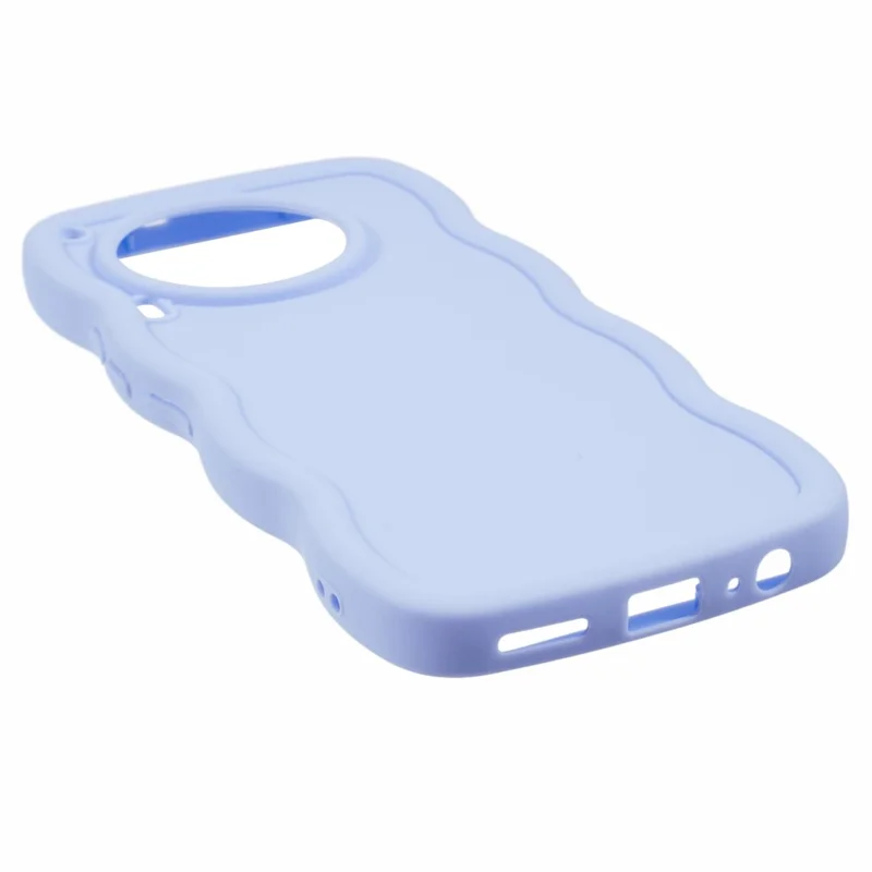 XL Series For TECNO Camon 30 4G / 30 5G Case Wave Frame Soft TPU Phone Cover - Purple