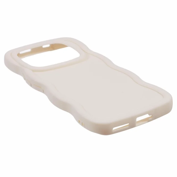 XL Series For Infinix Note 40 Pro 4G / 5G Case Wave Frame TPU Protective Phone Cover - White