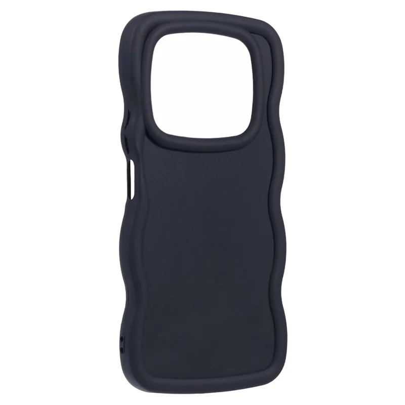 XL Series For Infinix Note 40 Case Wave Frame Non-Slip Grip TPU Phone Cover - Black