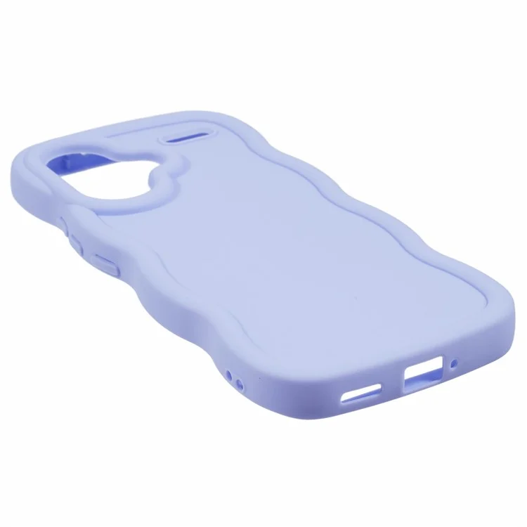 XL Series For Xiaomi Redmi Note 13 Pro+ 5G Case Wave Edge Flexible TPU Phone Back Cover - Purple
