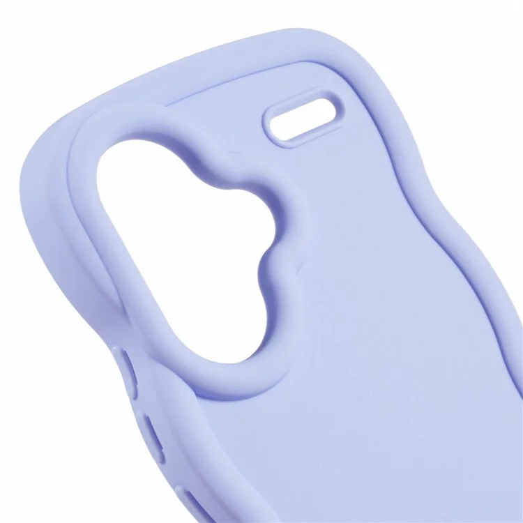 XL Series For Xiaomi Redmi Note 13 Pro+ 5G Case Wave Edge Flexible TPU Phone Back Cover - Purple