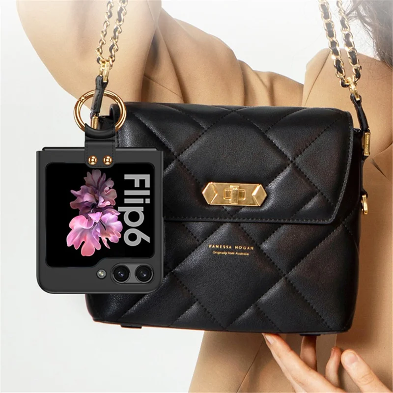 GKK For Samsung Galaxy Z Flip7 FE 5G / Z Flip6 5G Case Kickstand Ultra Thin Hard PC Folding Phone Cover - Silver