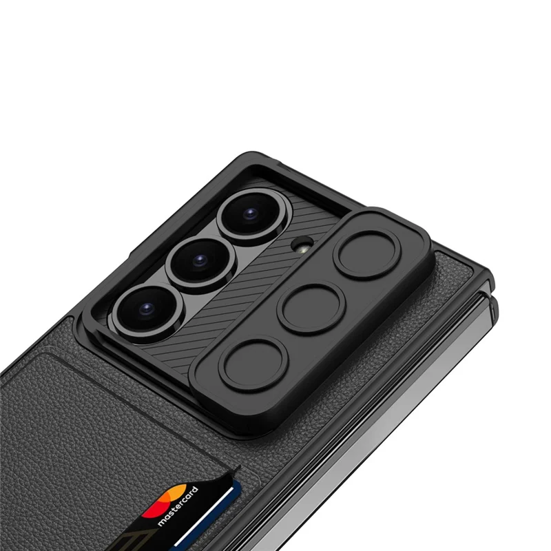 GKK Per Samsung Galaxy Z Fold6 Copertina Del Supporto Per Supporto Per Scheda Case 5G Con Pellicola in Vetro Temperato - Grigio