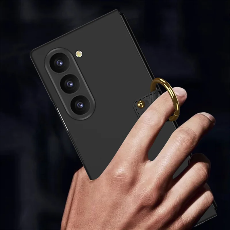 GKK For Samsung Galaxy Z Fold6 5G Case Kickstand Ultra Thin Hard PC Phone Cover - Titanium Grey