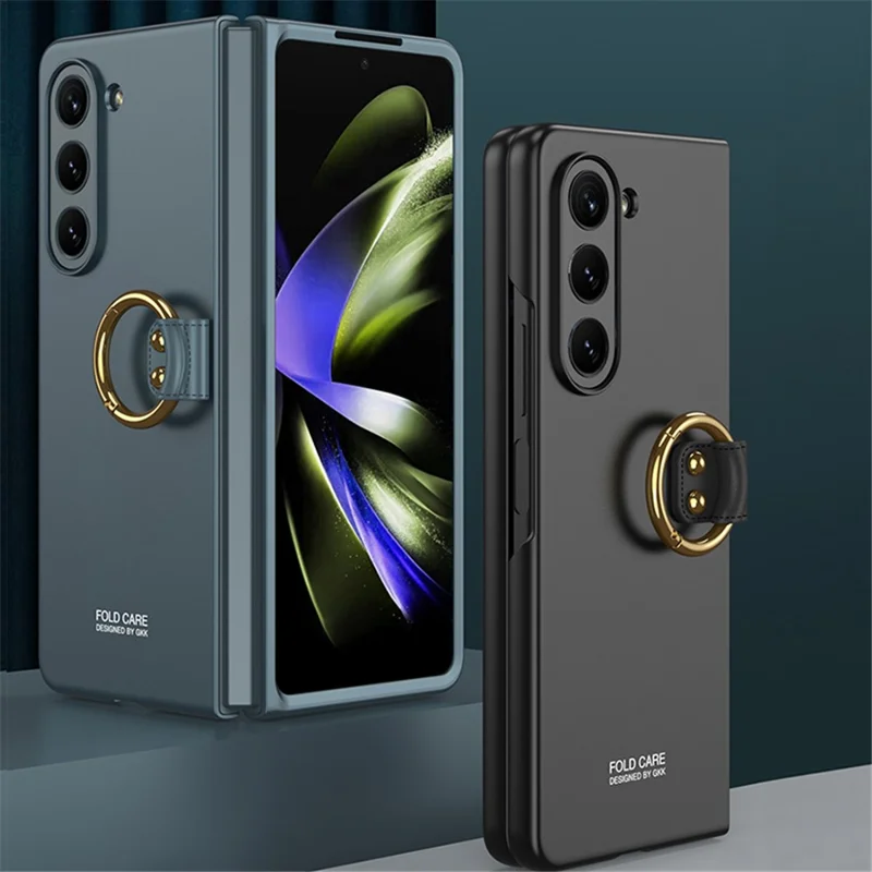 GKK For Samsung Galaxy Z Fold6 5G Case Kickstand Ultra Thin Hard PC Phone Cover - Green