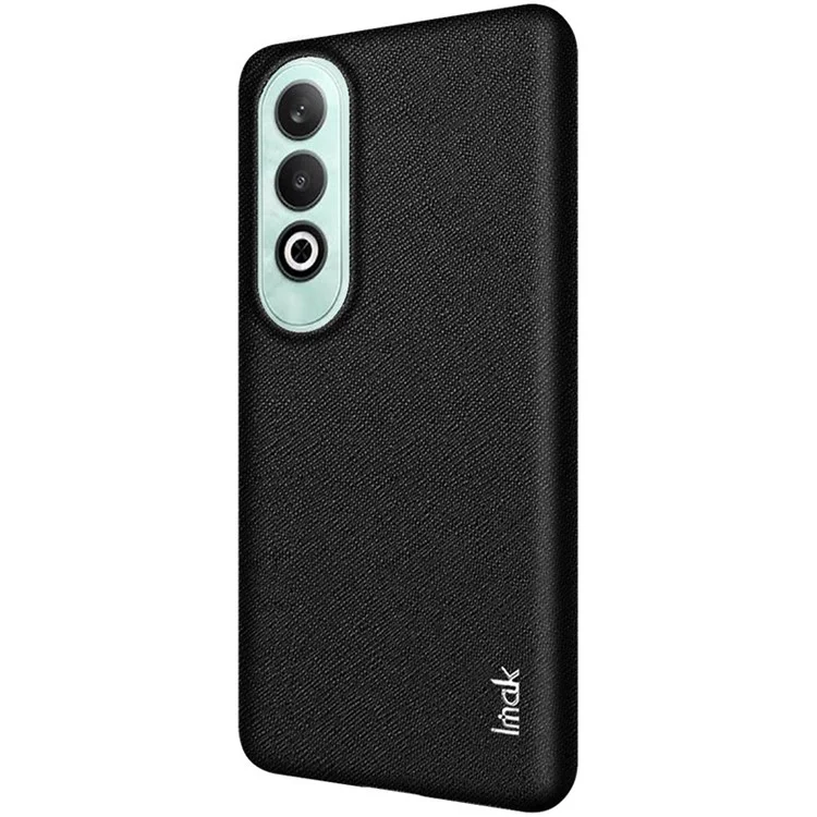 IMAK Ruiyi Series para OnePlus Nord CE4 5G / Oppo K12 Case Leather Coated PC Back Cover - Cross Texture