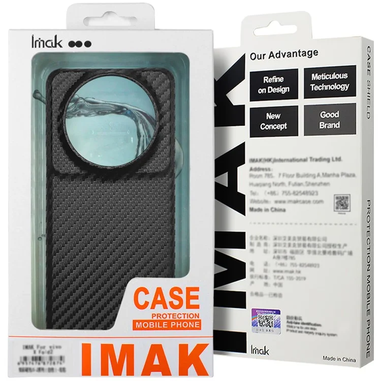 IMAK Ruiyi Series para OnePlus Nord CE4 5G / Oppo K12 Case Leather Coated PC Back Cover - Cross Texture
