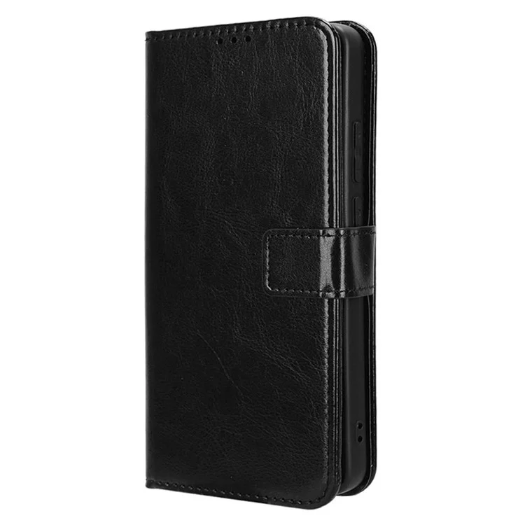 For OnePlus Nord CE4 Lite 5G / Oppo K12x 5G (China) Phone Cases Wholesale Shockproof Leather Flip Cover - Black