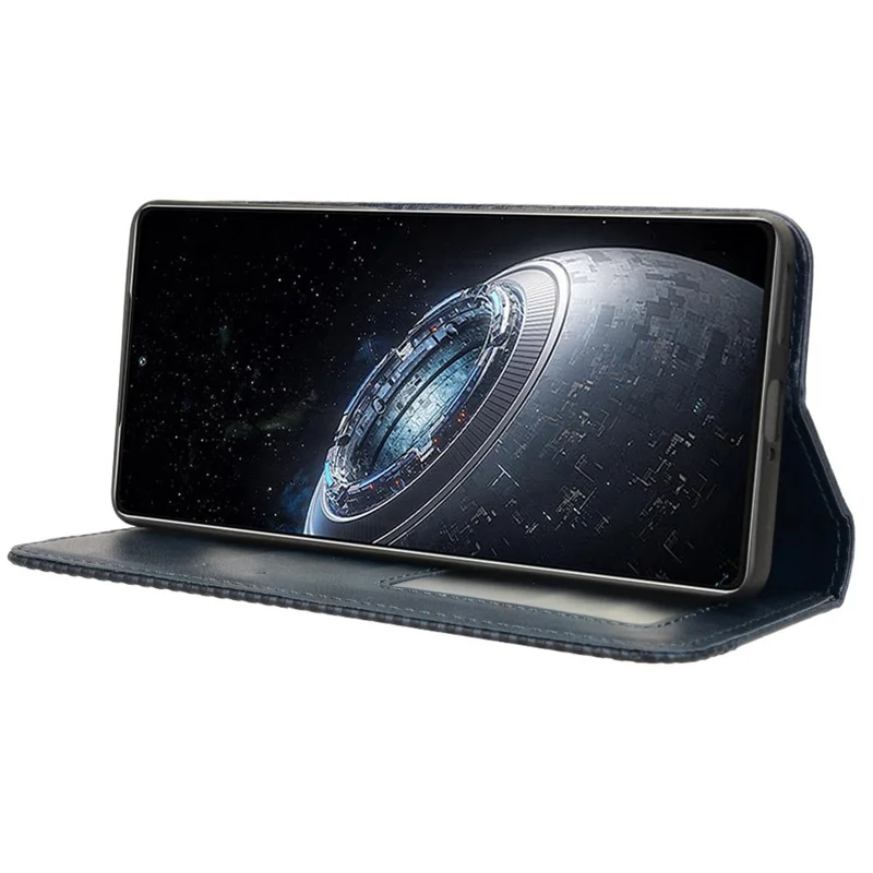 Für Infinix GT 20 Pro 5G X6871 Hülle Leder Magnetverschluss Telefonhülle Ständer Folio - Blau
