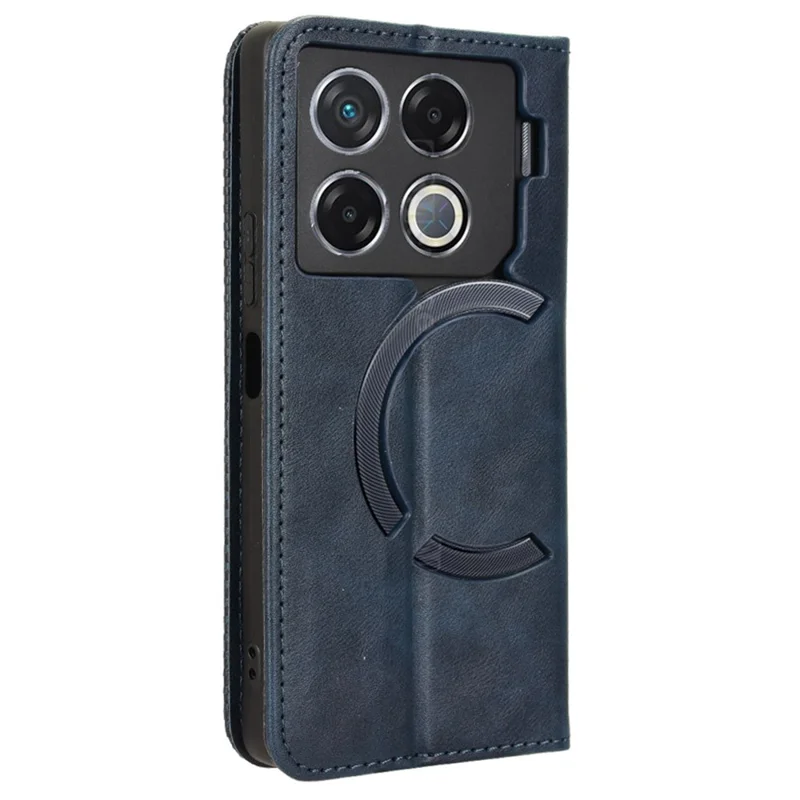 Für Infinix GT 20 Pro 5G X6871 Hülle Leder Magnetverschluss Telefonhülle Ständer Folio - Blau