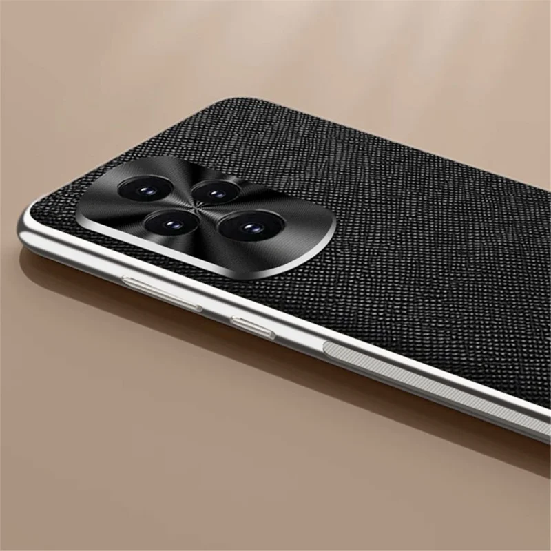 For Honor 200 5G Cover Cross Texture PU Leather Coated TPU Cell Phone Case - Sapphire