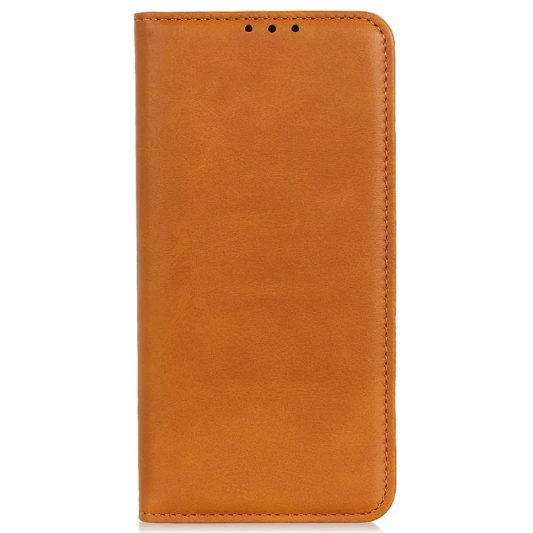 For Xiaomi Redmi K70 5G / K70 Pro 5G / Poco F6 Pro 5G Case Magnetic Closing Split Leather Wallet Phone Cover - Brown