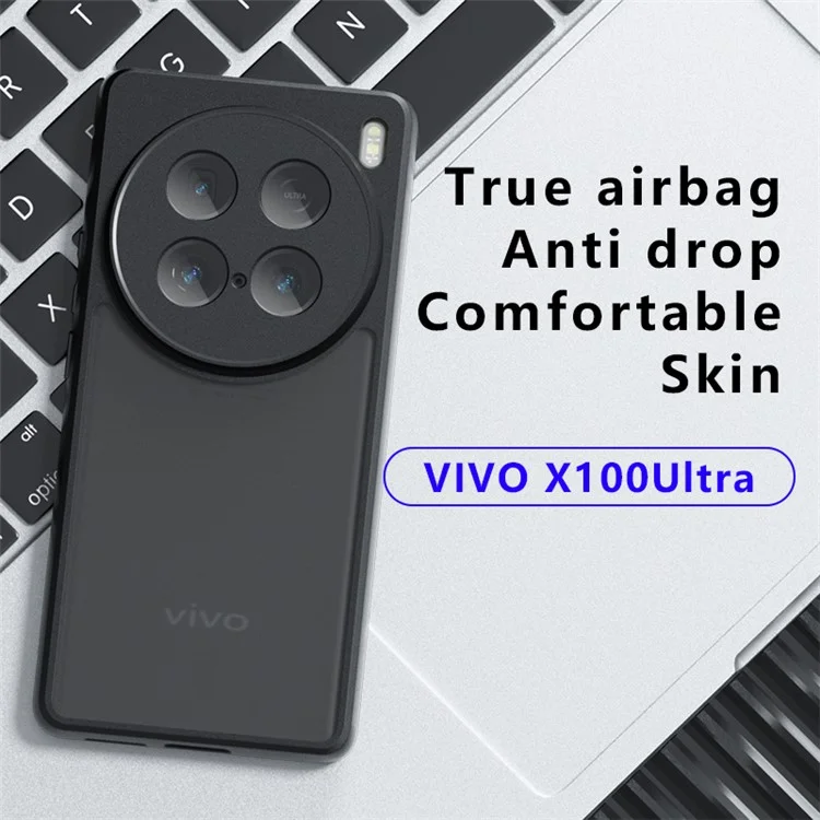 Para vivo X100 Ultra 5G Case TPU Frame PC Back Matte Phone Cover