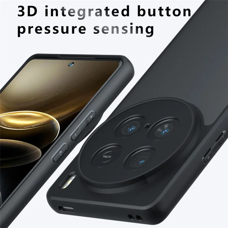 Para vivo X100 Ultra 5G Case TPU Frame PC Back Matte Phone Cover