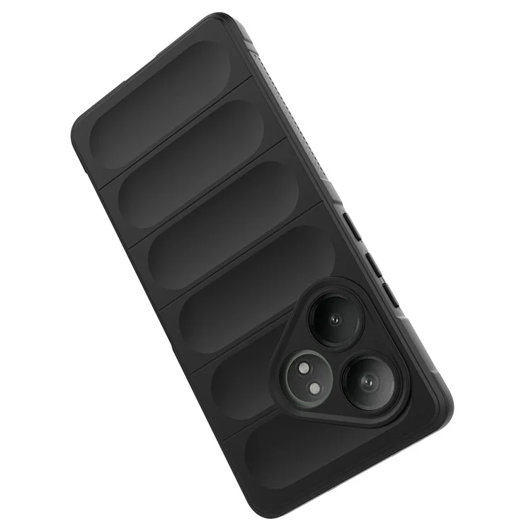 For Realme GT Neo6 SE 5G / GT 6 5G / GT 6T 5G Case TPU Drop Protection Shell Phone Cover - Black