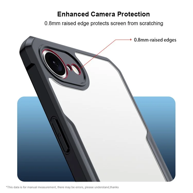 XUNDD For iPhone 16e Case TPU+Acrylic Scratch-Proof Phone Cover