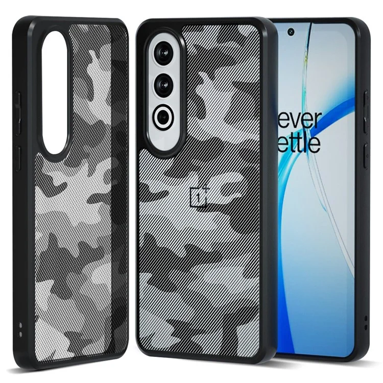 IBMRS Pour OnePlus Ace 3V 5G Étui TPU+PC 2-en-1 Étui de Protection pour Téléphone - Camouflage Artistique