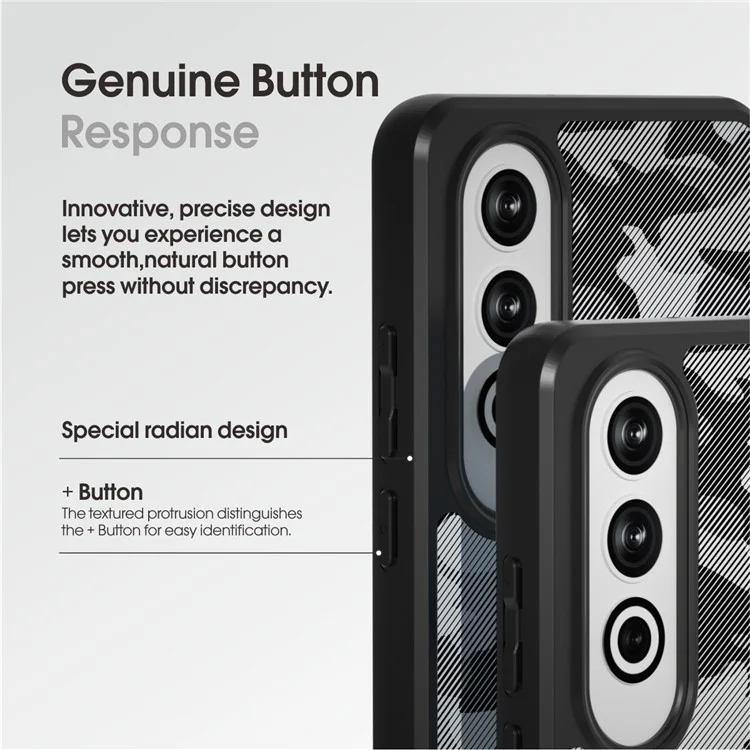 IBMRS Pour OnePlus Ace 3V 5G Étui TPU+PC 2-en-1 Étui de Protection pour Téléphone - Camouflage Artistique