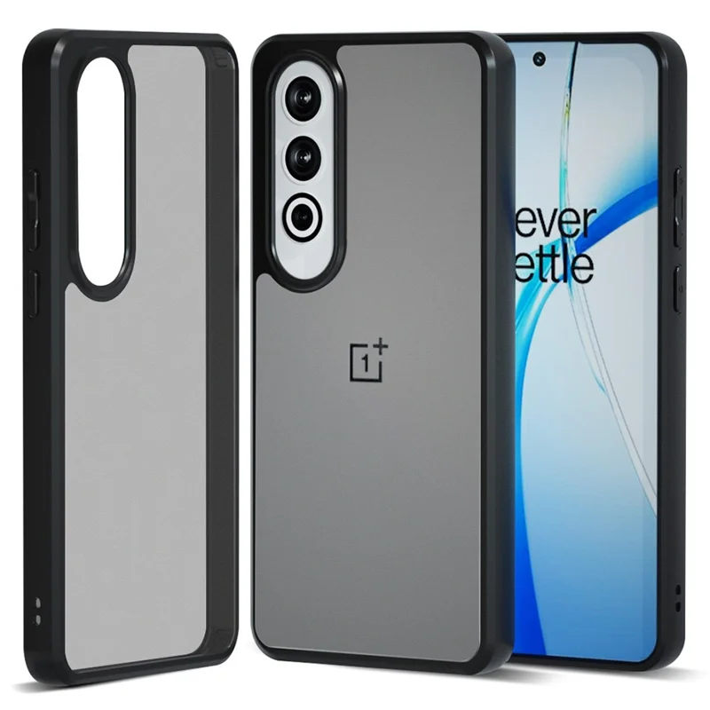 IBMRS Für OnePlus Ace 3V 5G Hülle TPU+PC 2-in-1 Schutzhülle - Matt Schwarz