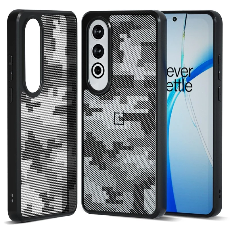 IBMRS til OnePlus Ace 3V 5G TPU+PC 2-i-1 beskyttende telefonbeslag - Grid Camouflage