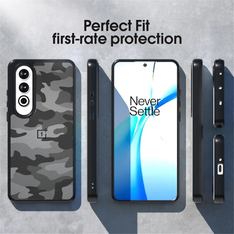 IBMRS til OnePlus Ace 3V 5G TPU+PC 2-i-1 beskyttende telefonbeslag - Grid Camouflage