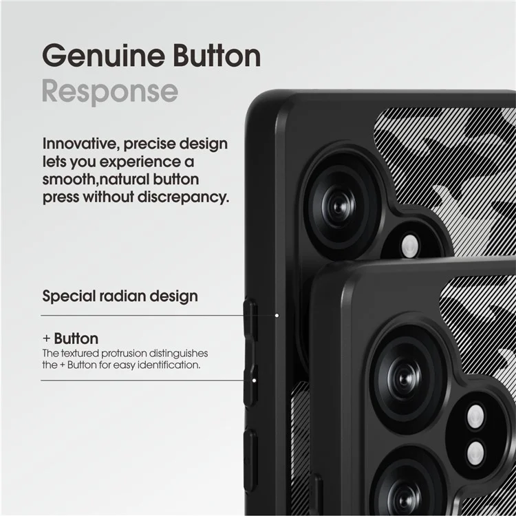 IBMRS Pour Realme GT Neo6 SE 5G Étui Coque TPU+PC Téléphone Housse Coussins d'air Coins Antichoc - Camouflage Artistique