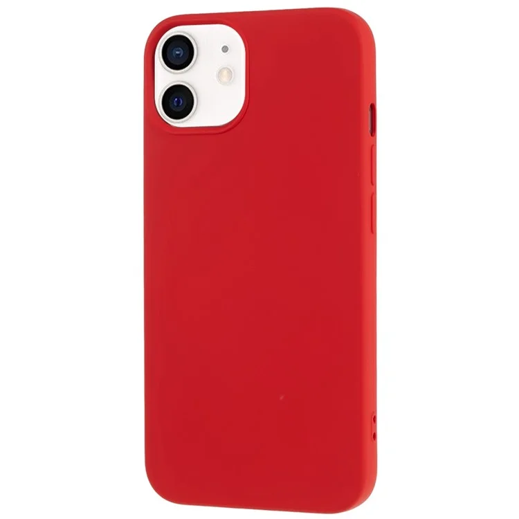 Para iPhone 11 TPU Case Arc Edge 2.0mm Silky Soft Touch Phone Cover - Vermelho