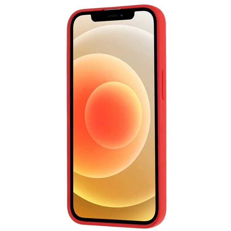 Para iPhone 11 TPU Case Arc Edge 2.0mm Silky Soft Touch Phone Cover - Vermelho