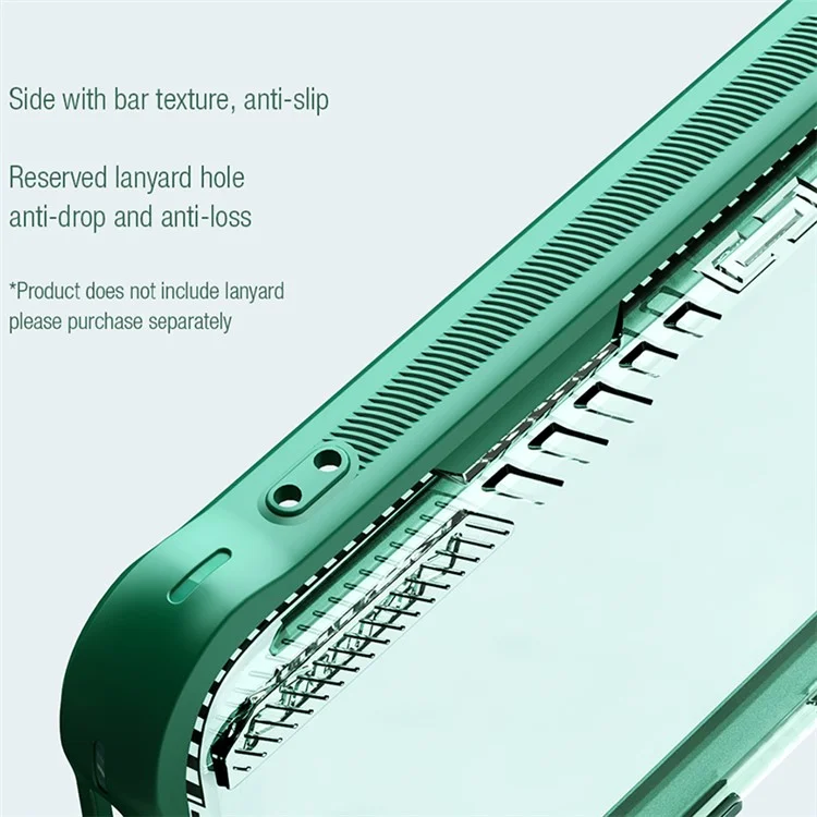 NILLKIN Iceblade Prop für Xiaomi 14 Ultra Case PC+TPU Phone Shell mit Kameraabdeckung und Ständer - Grün