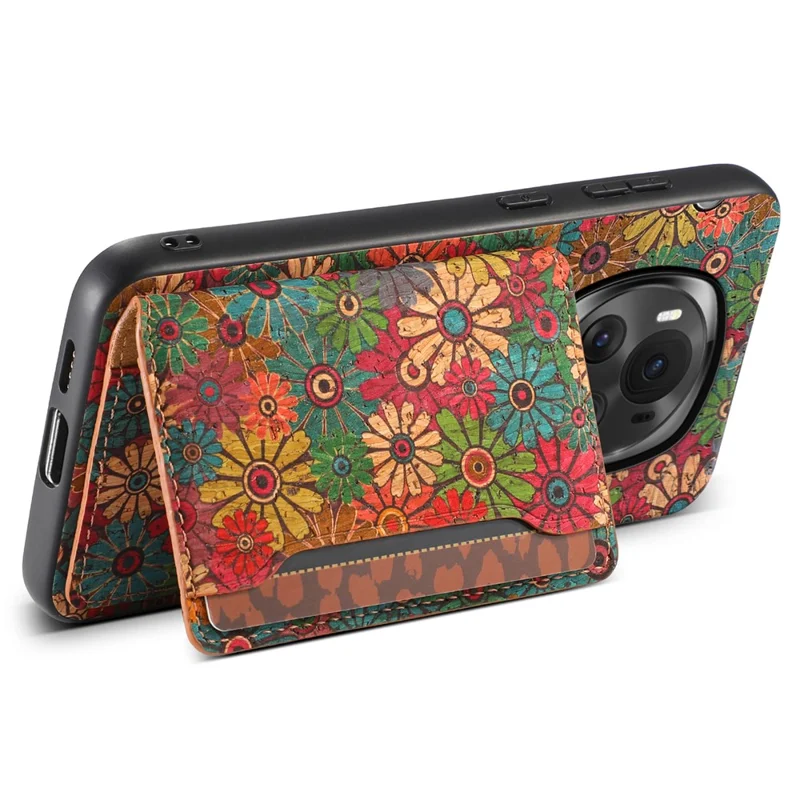 Coque For Honor Magic6 5G Kickstand en cuir + PC + TPU - Spring / Vert