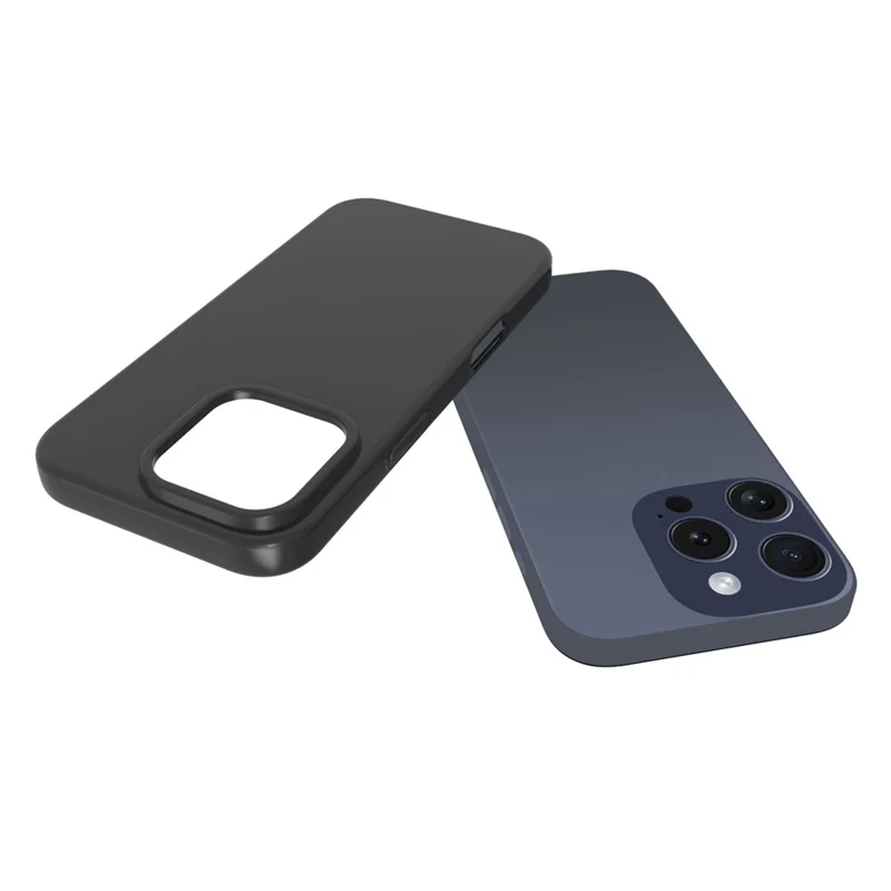 10 шт. / Упаковка для iPhone 16 Pro Case Matte TPU Shockproof Phone Back Cover - черный