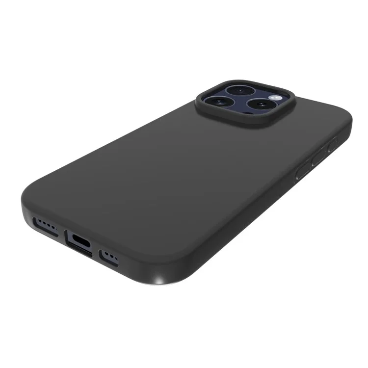 10 Peças / Pacote para iPhone 16 Pro Max Case Matte TPU Capa de Telefone à Prova de Choque - Preto