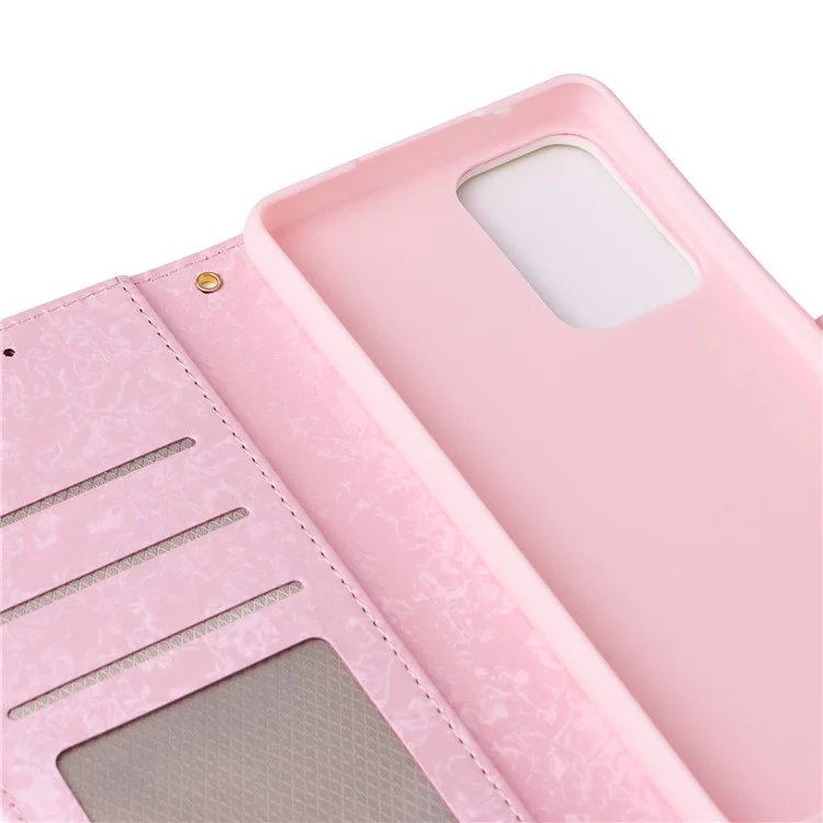 Pour Samsung Galaxy A52 4G / 5G / A52s 5G Étui Floral en Cuir PU avec Bloquage RFID - Marguerite Jaune