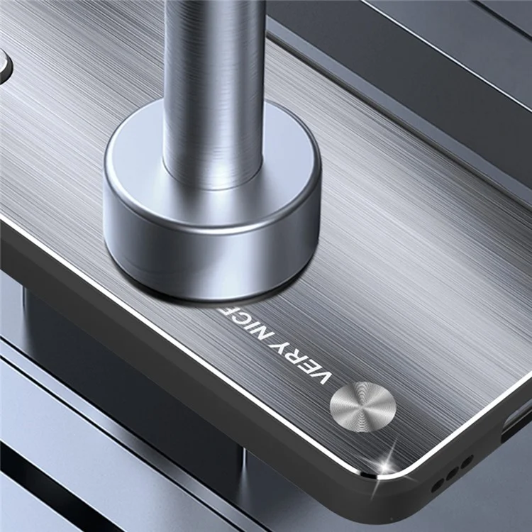 Étui de téléphone à revêtement antireflet pour Oppo Find X5 Pro 5G, boîtier de téléphone en alliage d'aluminium TPU+, couleur argent
