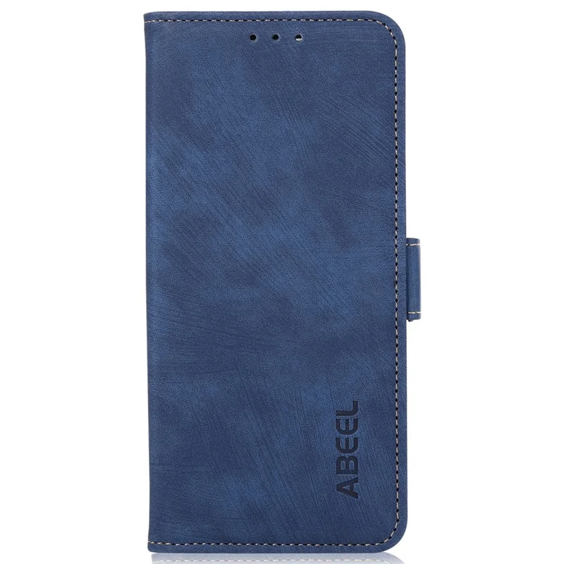 ABEEL Para Xiaomi Poco F6 Pro 5G / Redmi K70 5G / K70 Pro 5G Case Lado Magnético Retro Capa de Telefone de Couro - Azul