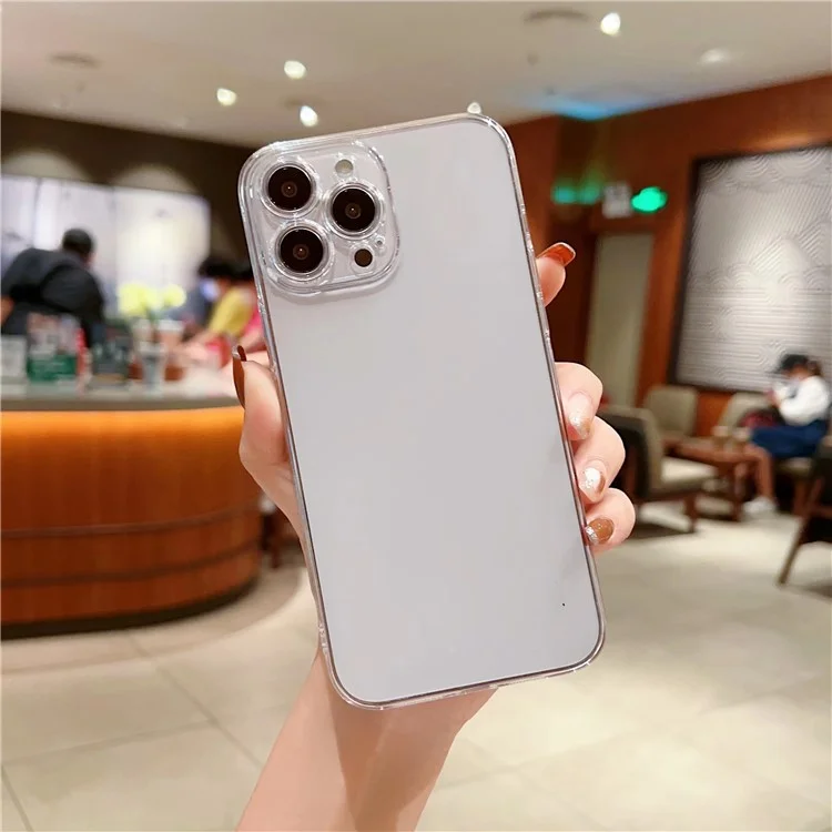Custodia per telefono all'ingrosso per iPhone 15 Pro, cover per telefono cellulare in PC duro trasparente