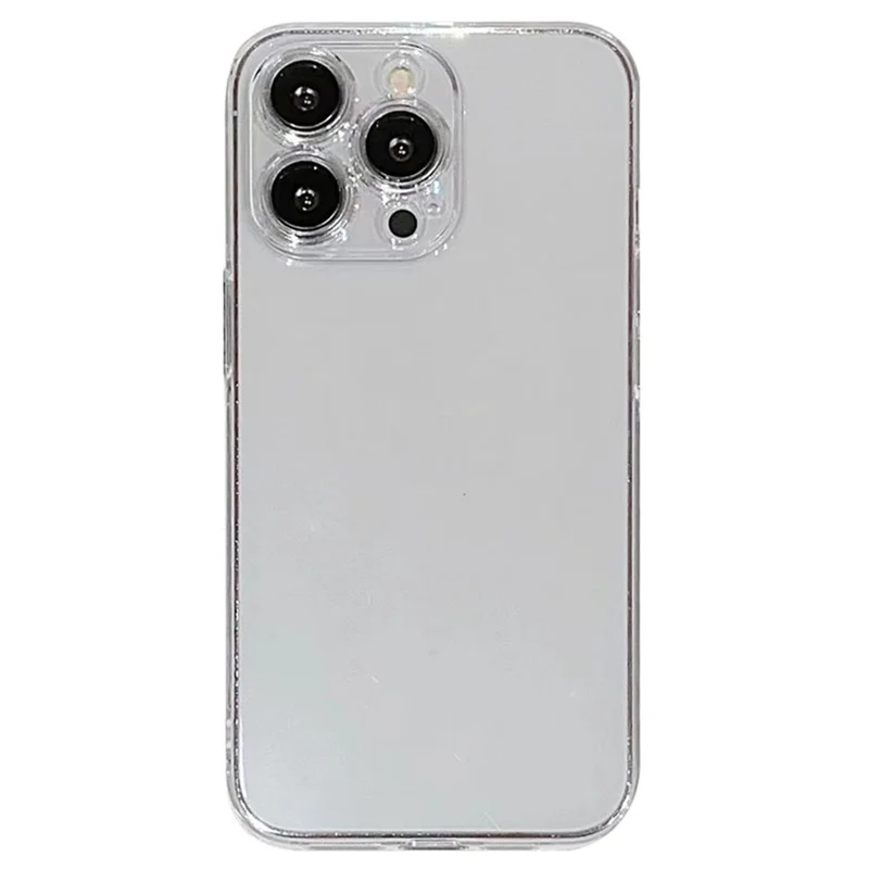 Para iPhone 15 Pro Max Case Hard PC Transparente Capa Protetora de Telefone